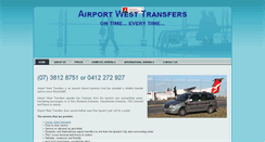 Desktop Screenshot of airportwesttransfers.com.au